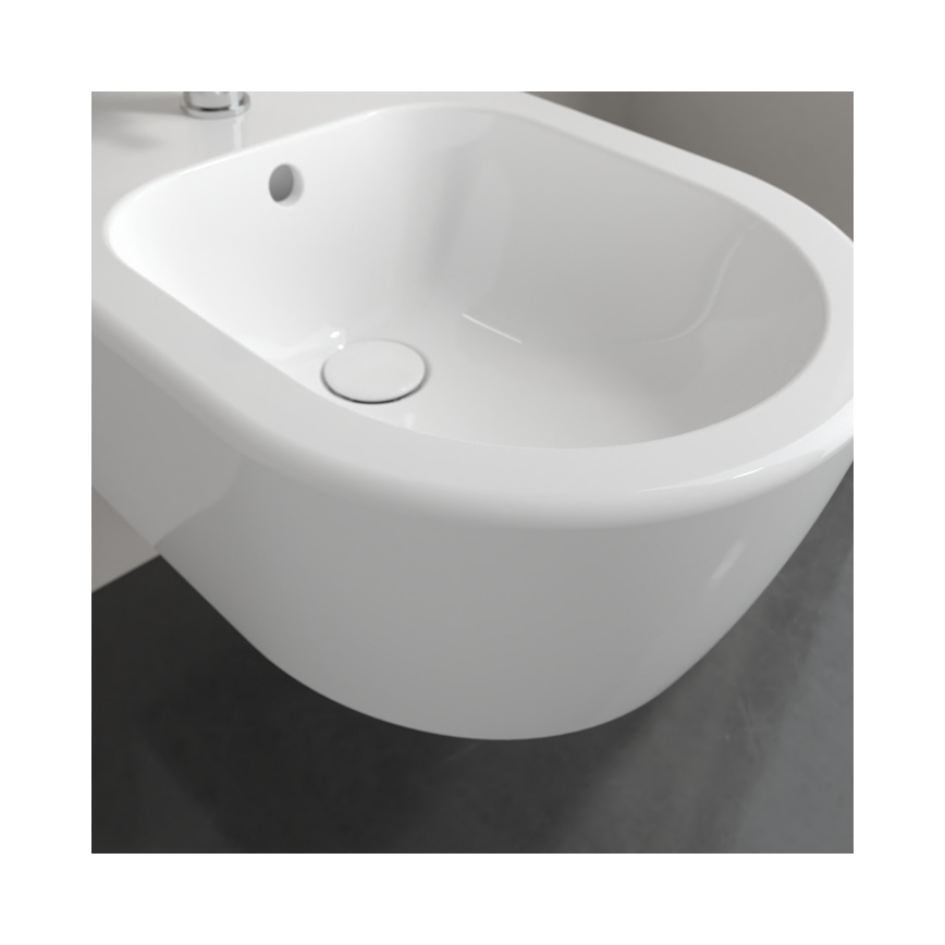 Villeroy & Boch 54050001 - Seinään asennettava AVENTO-bidee, keramiikka/valkoinen