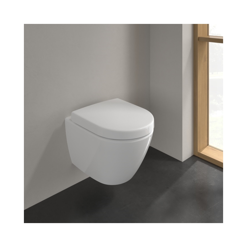 Villeroy & Boch 5606R0R1 - Seinään asennettava WC SUBWAY 2.0 keramiikka/valkoinen