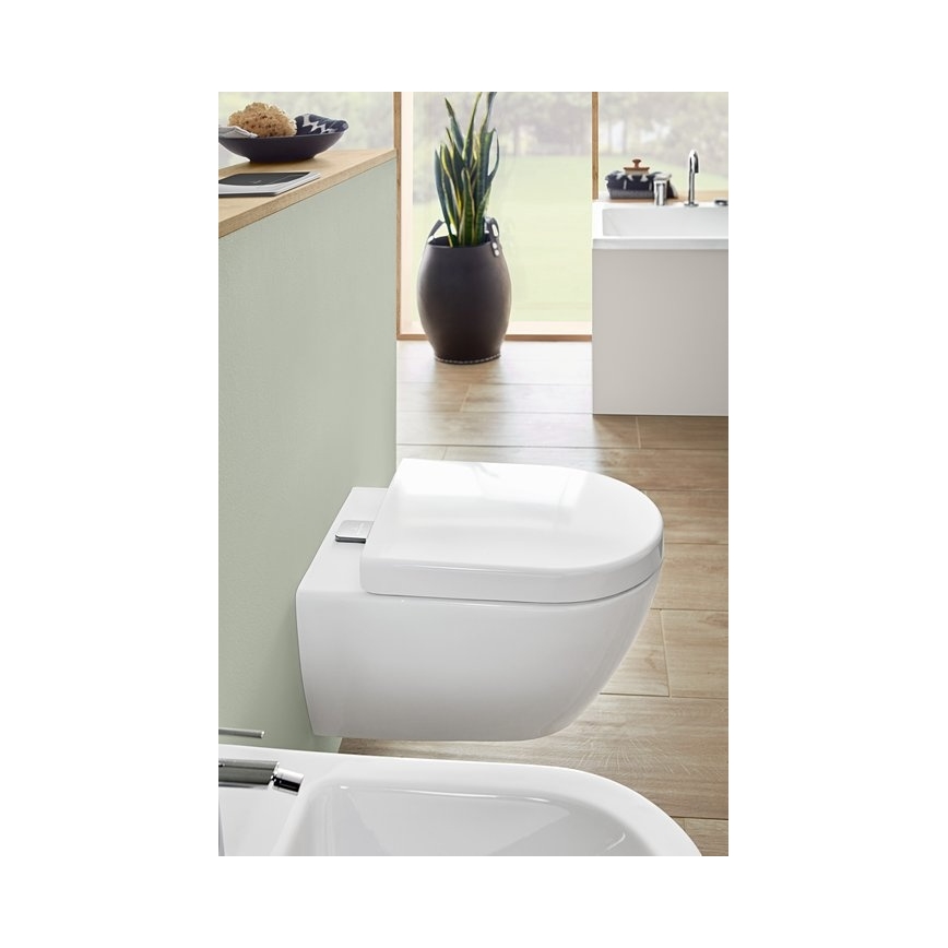 Villeroy & Boch 5614A1T2 - Seinään asennettava WC SUBWAY 2.0 keramiikka/valkoinen