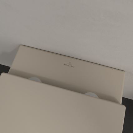 Villeroy & Boch 5614R0AM - Seinään asennettava WC-istuin SUBWAY 2.0 keramiikka/beige