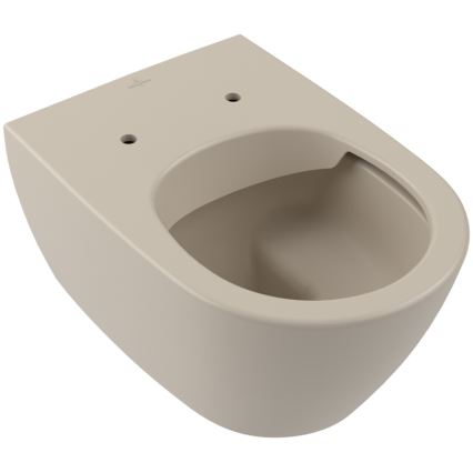 Villeroy & Boch 5614R0AM - Seinään asennettava WC-istuin SUBWAY 2.0 keramiikka/beige