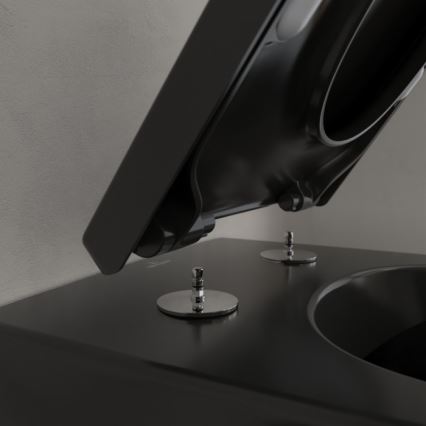 Villeroy & Boch 5614R0R7 - Seinään asennettava WC SUBWAY keramiikka/musta