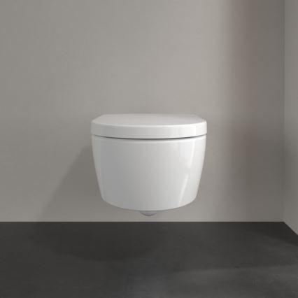 Villeroy & Boch 5656HRR1 - Seinä-WC SoftClose-istuimella AVENTO, keramiikka/valkoinen