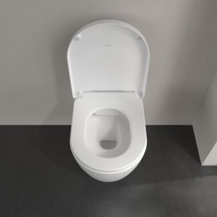 Villeroy & Boch 5656HRR1 - Seinä-WC SoftClose-istuimella AVENTO, keramiikka/valkoinen