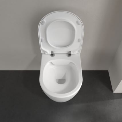 Villeroy & Boch 5656RS01 - Seinään asennettava WC AVENTO, SoftClose-istuinkansi, keramiikka/valkoinen