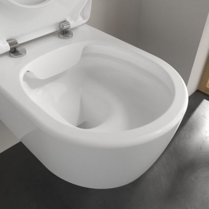 Villeroy & Boch 5656RS01 - Seinään asennettava WC AVENTO, SoftClose-istuinkansi, keramiikka/valkoinen