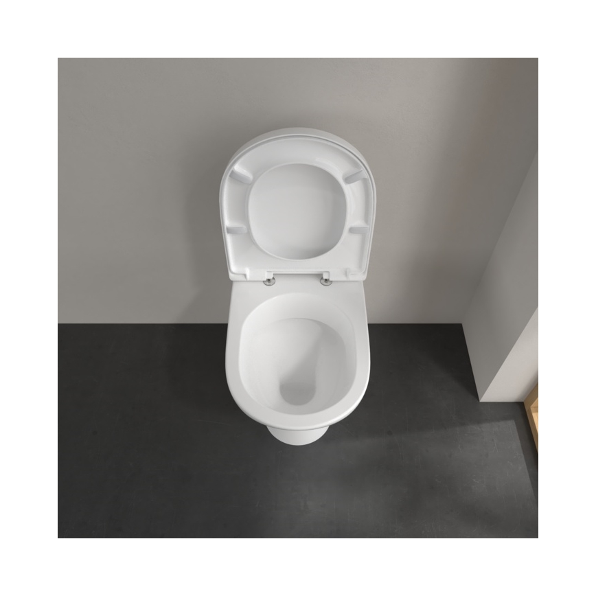 Villeroy & Boch 56571001 - Lattiakiinnitteinen WC-istuin O.NOVO keramiikka/valkoinen