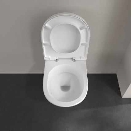 Villeroy & Boch 56601001 - O.NOVO seinään asennettava WC-istuin, keraaminen/valkoinen