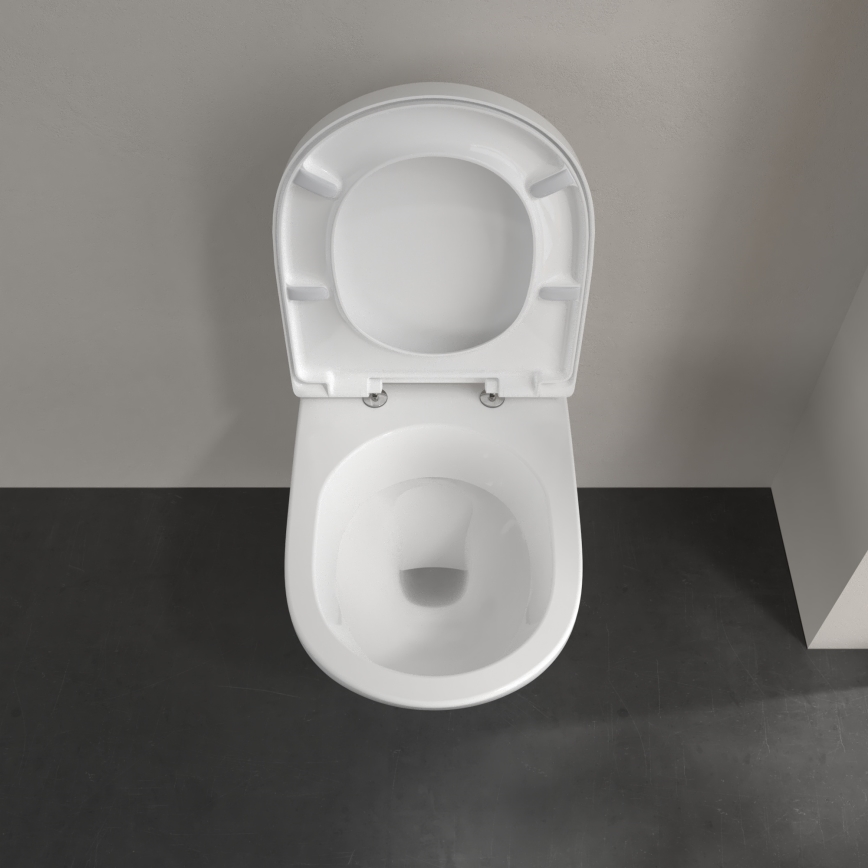 Villeroy & Boch 56601001 - O.NOVO seinään asennettava WC-istuin, keraaminen/valkoinen