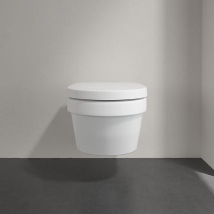 Villeroy & Boch 5684HRR1 - Seinään kiinnitettävä WC-istuin SoftClose-istuinkannella ARCHITECTURA keramiikka/valkoinen