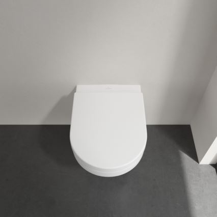 Villeroy & Boch 5684HRR1 - Seinään kiinnitettävä WC-istuin SoftClose-istuinkannella ARCHITECTURA keramiikka/valkoinen