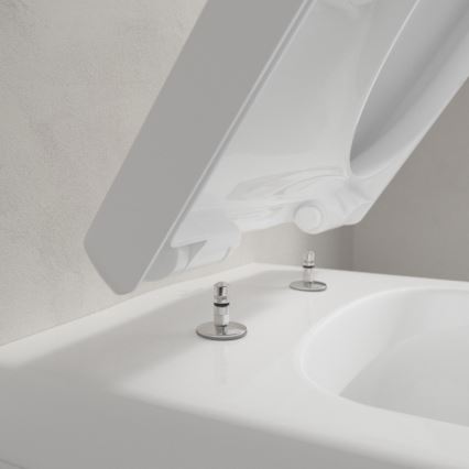 Villeroy & Boch 5684HRR1 - Seinään kiinnitettävä WC-istuin SoftClose-istuinkannella ARCHITECTURA keramiikka/valkoinen