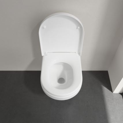 Villeroy & Boch 5684R0R1 - Seinään asennettava WC-istuin ARCHITECTURA keramiikka/valkoinen