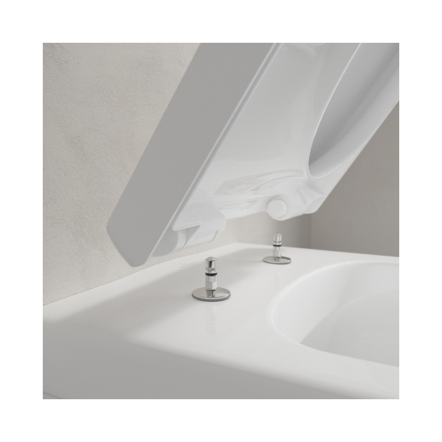 Villeroy & Boch 5684R0R1 - Seinään asennettava WC-istuin ARCHITECTURA keramiikka/valkoinen