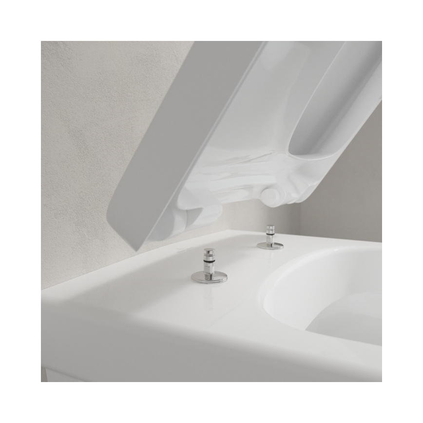 Villeroy & Boch 5685HR01 - Seinään ripustettava WC-istuin SoftClose-kannella ARCHITECTURA keraaminen/valkoinen