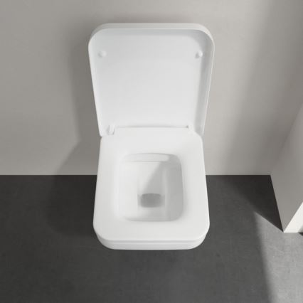 Villeroy & Boch 5685HR01 - Seinään ripustettava WC-istuin SoftClose-kannella ARCHITECTURA keraaminen/valkoinen