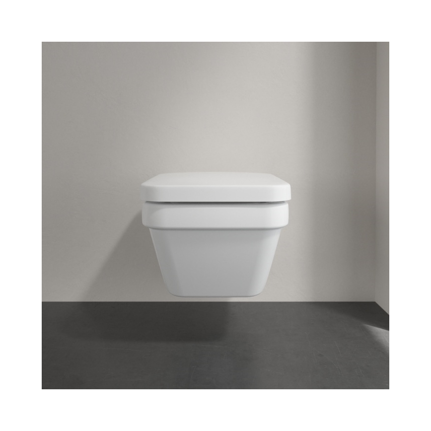 Villeroy & Boch 5685HR01 - Seinään ripustettava WC-istuin SoftClose-kannella ARCHITECTURA keraaminen/valkoinen