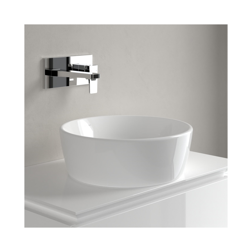 Villeroy & Boch 5A254501 - Pöytätasoallas ARCHITECTURA, halkaisija 45 cm, keraaminen/valkoinen