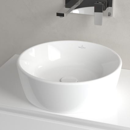 Villeroy & Boch 5A254501 - Pöytätasoallas ARCHITECTURA, halkaisija 45 cm, keraaminen/valkoinen