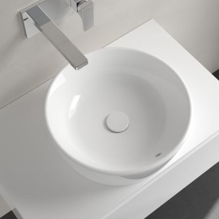 Villeroy & Boch 5A254501 - Pöytätasoallas ARCHITECTURA, halkaisija 45 cm, keraaminen/valkoinen