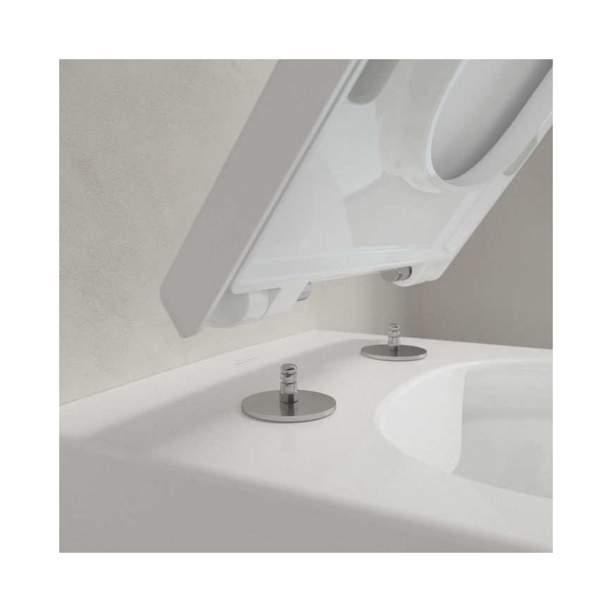 Villeroy & Boch 8M24S101 - SoftClose MEMENTO 2.0 WC-istuinkansi, valkoinen