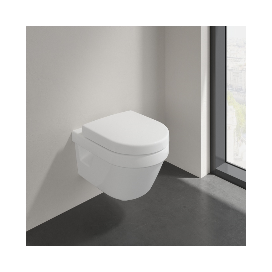 Villeroy & Boch 8M42S101 - SoftClose WC-istuin SUBWAY 3.0, valkoinen