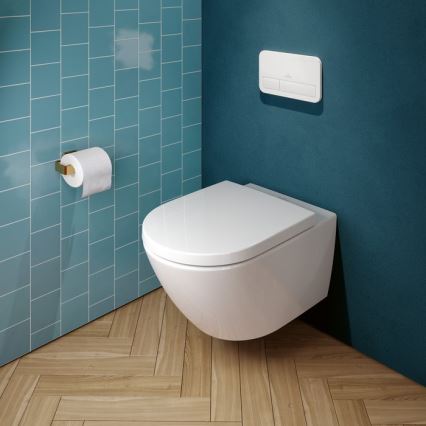 Villeroy & Boch 8M42S1T1 - WC-istuimen kansi SoftClose SUBWAY 3.0, valkoinen
