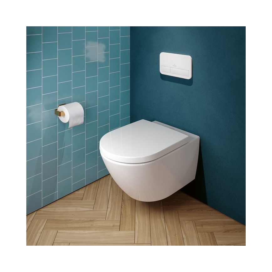 Villeroy & Boch 8M42S1T1 - WC-istuimen kansi SoftClose SUBWAY 3.0, valkoinen
