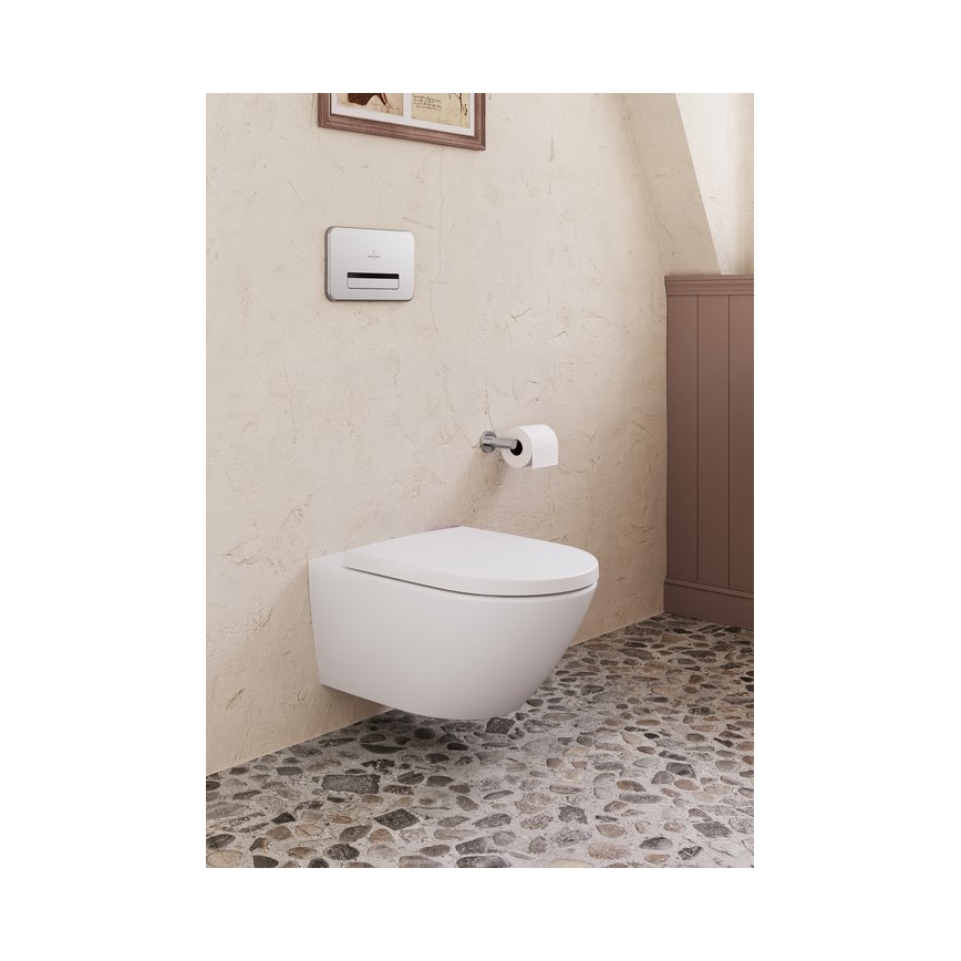 Villeroy & Boch 8M42S1T1 - WC-istuimen kansi SoftClose SUBWAY 3.0, valkoinen