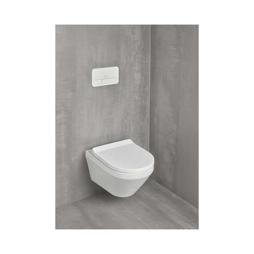 Villeroy & Boch 8M70S101 - WC-istuinkansi ARCHITECTURA SoftClose valkoinen