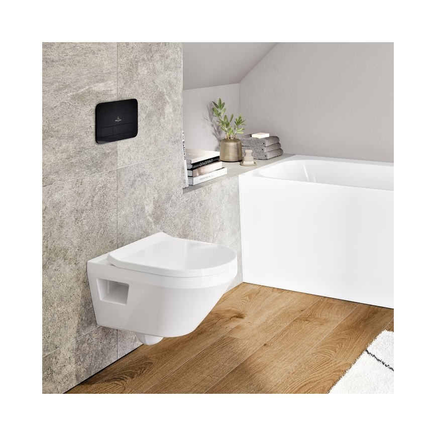 Villeroy & Boch 8M70S101 - WC-istuinkansi ARCHITECTURA SoftClose valkoinen