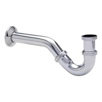 Villeroy & Boch 92087200 - Bideen sifoni, kiillotettu kromi