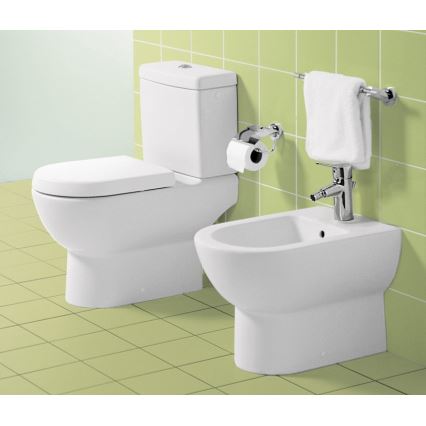 Villeroy & Boch 9M55S101 - WC-istuinkansi SoftClose SUBWAY valkoinen