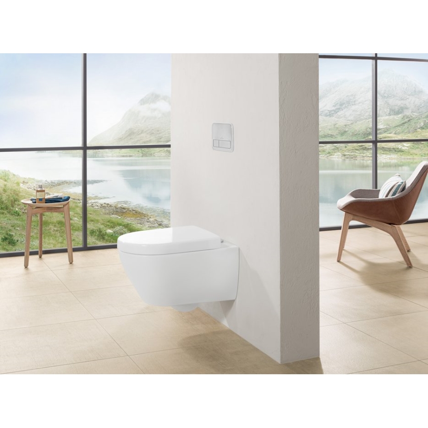 Villeroy & Boch 9M68Q101 - WC-istuimen kansi SUBWAY 2.0, valkoinen