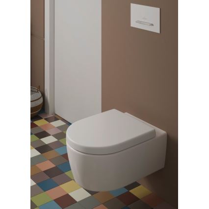 Villeroy & Boch 9M77C101 - SoftClose AVENTO WC-istuinkansi, valkoinen