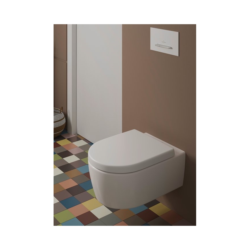 Villeroy & Boch 9M77C101 - SoftClose AVENTO WC-istuinkansi, valkoinen