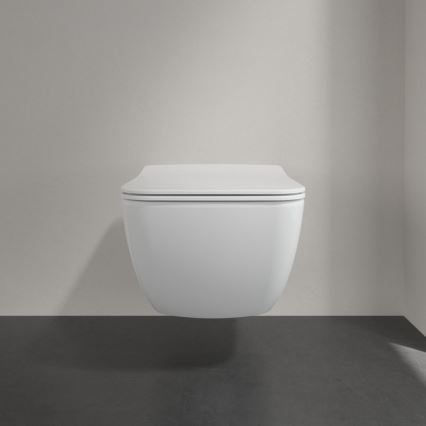 Villeroy & Boch 9M80S101 - WC-istuinkansi SoftClose VENTICELLO valkoinen