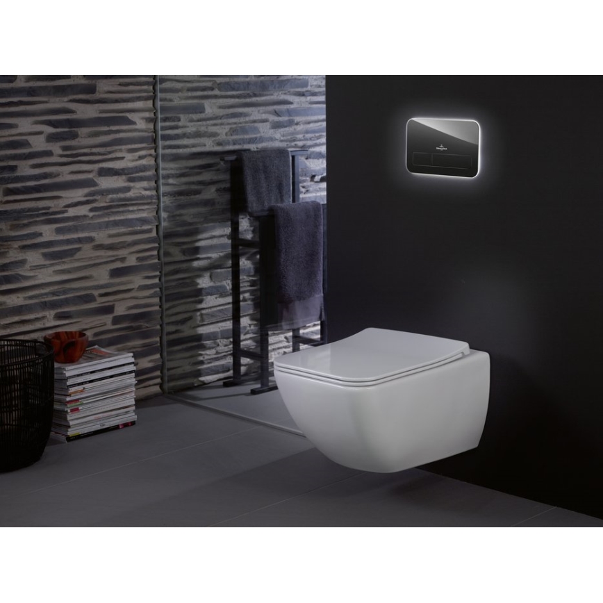 Villeroy & Boch 9M80S101 - WC-istuinkansi SoftClose VENTICELLO valkoinen