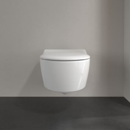 Villeroy & Boch 9M87S101 - WC-istuin SoftClose AVENTO valkoinen