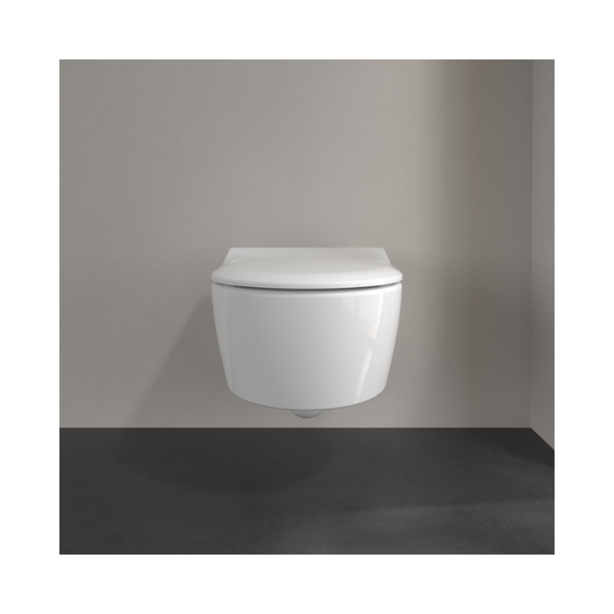 Villeroy & Boch 9M87S101 - WC-istuin SoftClose AVENTO valkoinen