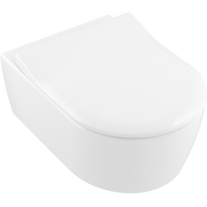 Villeroy & Boch 9M87S101 - WC-istuin SoftClose AVENTO valkoinen