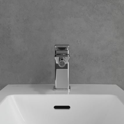 Villeroy & Boch TVB11200100061 - Bideehana + pohjaventtiili SUBWAY 3.0 kiillotettu kromi