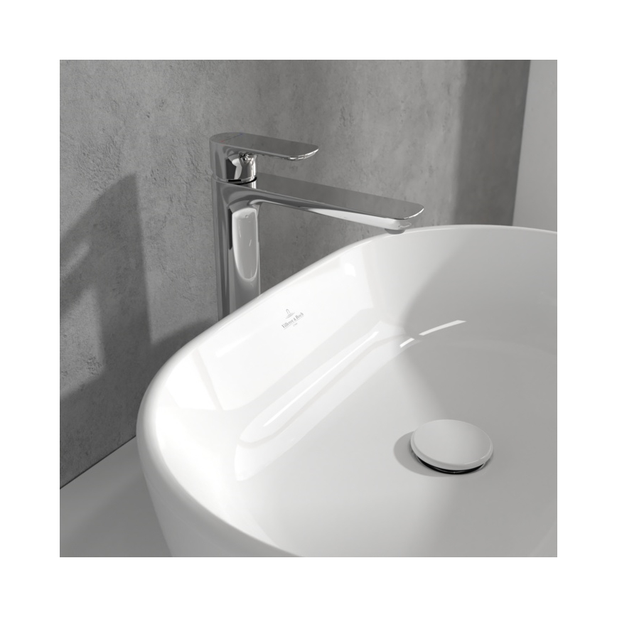 Villeroy & Boch TVW10410511061 - Pesuallashana + pohjaventtiili O.NOVO 29,5 cm kiiltävä kromi