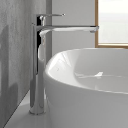 Villeroy & Boch TVW10410511061 - Pesuallashana + pohjaventtiili O.NOVO 29,5 cm kiiltävä kromi