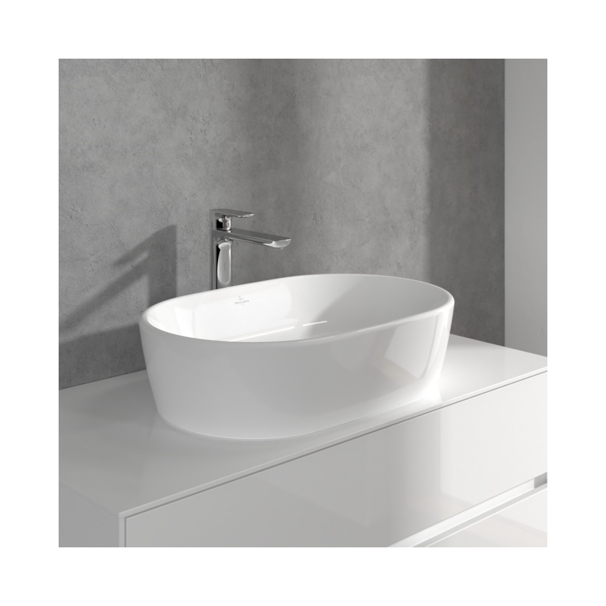 Villeroy & Boch TVW10410511061 - Pesuallashana + pohjaventtiili O.NOVO 29,5 cm kiiltävä kromi