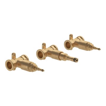 Villeroy & Boch TVW10610B15200 - Upotettava asennusyksikkö kolmireikäiselle LOOP&FRIENDS-hanalle, messinki