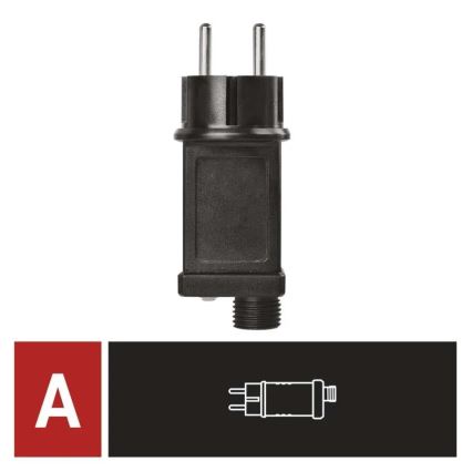 Virtalähde jouluketjuvaloille 12W/230V IP44