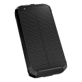 Virtapankki LED-valolla, langattomalla latauksella ja aurinkopaneelilla Power Delivery 15W/10000 mAh musta