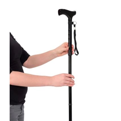 Vitility - Taitettava kävelykeppi, musta