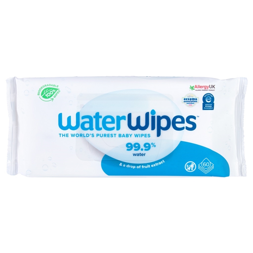 WaterWipes - SETTI 9x Muovittomat kosteuspyyhkeet 60 kpl (540 pcs)